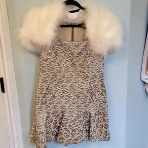 BCBG FORMAL SHORT SLEEVELESS DRESS